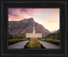 Load image into Gallery viewer, Provo Pathway To Heaven Open Edition Canvas / 11 X 14 Black Frame Art