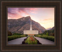 Load image into Gallery viewer, Provo Pathway To Heaven Open Edition Canvas / 11 X 14 Brown Frame Art