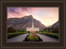 Load image into Gallery viewer, Provo Pathway To Heaven Open Edition Canvas / 14 X 21 Brown Frame Art