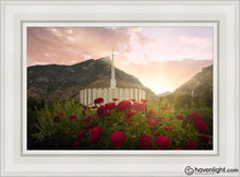Load image into Gallery viewer, Provo Second Coming Open Edition Canvas / 14 X 21 White Frame Art