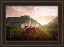 Load image into Gallery viewer, Provo Second Coming Open Edition Canvas / 24 X 36 Brown Frame Art