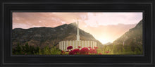Load image into Gallery viewer, Provo Second Coming Open Edition Canvas / 8 X 24 Black Frame Art