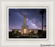 Load image into Gallery viewer, Redlands Celestial Open Edition Canvas / 8 X 10 White Frame Art