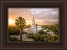 Load image into Gallery viewer, Redlands Golden From On High Open Edition Canvas / 12 X 18 Brown Frame Art
