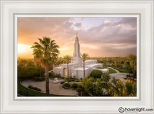 Load image into Gallery viewer, Redlands Golden From On High Open Edition Canvas / 14 X 21 White Frame Art