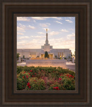 Load image into Gallery viewer, Reno Flowers Open Edition Canvas / 8 X 10 Brown Frame Art