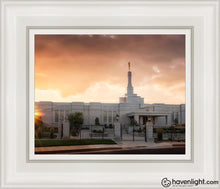 Load image into Gallery viewer, Reno Sunrise Open Edition Canvas / 8 X 10 White Frame Art