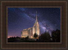 Load image into Gallery viewer, Rexburg Celestial Open Edition Canvas / 14 X 21 Brown Frame Art