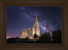 Load image into Gallery viewer, Rexburg Celestial Open Edition Canvas / 20 X 30 Brown Frame Art