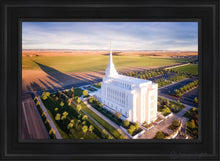 Load image into Gallery viewer, Rexburg Shadow Aerial Open Edition Canvas / 24 X 36 Black Frame Art