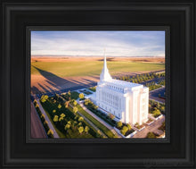 Load image into Gallery viewer, Rexburg Shadow Aerial Open Edition Canvas / 8 X 10 Black Frame Art