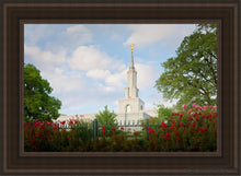 Load image into Gallery viewer, Sacramento Flowers Open Edition Canvas / 24 X 36 Brown Frame Art