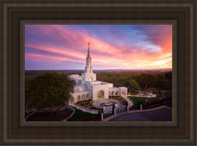 Load image into Gallery viewer, Sacramento Sunrise From On High Open Edition Canvas / 12 X 18 Brown Frame Art