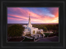Load image into Gallery viewer, Sacramento Sunrise From On High Open Edition Canvas / 14 X 21 Black Frame Art