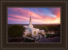 Load image into Gallery viewer, Sacramento Sunrise From On High Open Edition Canvas / 14 X 21 Brown Frame Art