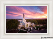 Load image into Gallery viewer, Sacramento Sunrise From On High Open Edition Canvas / 14 X 21 White Frame Art