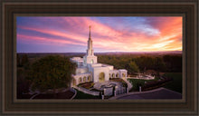 Load image into Gallery viewer, Sacramento Sunrise From On High Open Edition Canvas / 15 X 30 Brown Frame Art