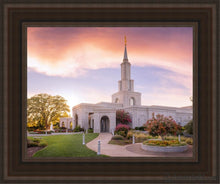 Load image into Gallery viewer, Sacramento Sunset Open Edition Canvas / 11 X 14 Brown Frame Art