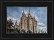 Load image into Gallery viewer, Salt Lake City Utah Temple House Of Holiness Open Edition Canvas / 12 X 18 Black Frame Art