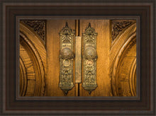 Load image into Gallery viewer, Salt Lake Eternal Doors Open Edition Canvas / 12 X 18 Brown Frame Art