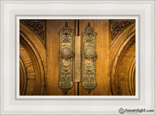 Load image into Gallery viewer, Salt Lake Eternal Doors Open Edition Canvas / 12 X 18 White Frame Art