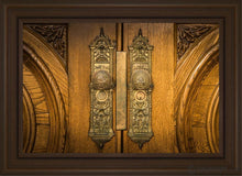 Load image into Gallery viewer, Salt Lake Eternal Doors Open Edition Canvas / 20 X 30 Brown Frame Art
