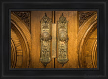 Load image into Gallery viewer, Salt Lake Eternal Doors Open Edition Canvas / 24 X 36 Black Frame Art