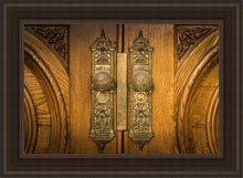 Load image into Gallery viewer, Salt Lake Eternal Doors Open Edition Canvas / 24 X 36 Brown Frame Art