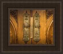 Load image into Gallery viewer, Salt Lake Eternal Doors Open Edition Canvas / 8 X 10 Brown Frame Art