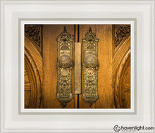 Load image into Gallery viewer, Salt Lake Eternal Doors Open Edition Canvas / 8 X 10 White Frame Art