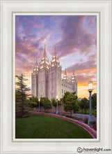 Load image into Gallery viewer, Salt Lake Eternal Progression Open Edition Canvas / 24 X 36 Gray Frame Art
