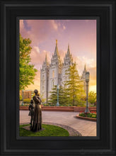 Load image into Gallery viewer, Salt Lake Maternal Reflection Open Edition Canvas / 12 X 18 Black Frame Art