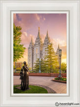 Load image into Gallery viewer, Salt Lake Maternal Reflection Open Edition Canvas / 12 X 18 White Frame Art