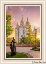 Load image into Gallery viewer, Salt Lake Maternal Reflection Open Edition Canvas / 20 X 30 White Frame Art