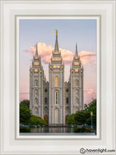 Load image into Gallery viewer, Salt Lake Morning Breaks Open Edition Canvas / 12 X 18 White Frame Art
