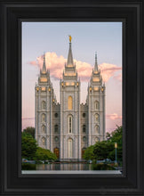 Load image into Gallery viewer, Salt Lake Morning Breaks Open Edition Canvas / 14 X 21 Black Frame Art