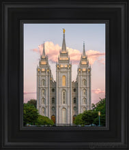 Load image into Gallery viewer, Salt Lake Morning Breaks Open Edition Canvas / 8 X 10 Black Frame Art