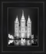 Load image into Gallery viewer, Salt Lake Nativity Open Edition Canvas / 8 X 10 Black Frame Art