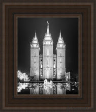 Load image into Gallery viewer, Salt Lake Nativity Open Edition Canvas / 8 X 10 Brown Frame Art