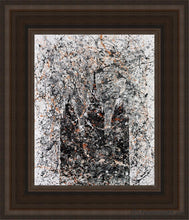 Load image into Gallery viewer, Salt Lake Temple Refuge From The Storm Open Edition Canvas / 8 X 10 Brown Frame Art