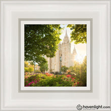 Load image into Gallery viewer, Salt Lake - The Lord Is My Light Open Edition Canvas / 6 X White Frame Art