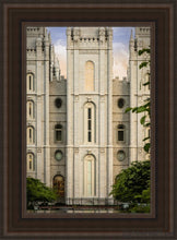 Load image into Gallery viewer, Salt Lake The Morning Breaks Open Edition Canvas / 14 X 21 Brown Frame Art