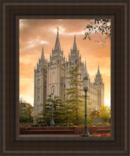 Load image into Gallery viewer, Salt Lake - The Promise Open Edition Canvas / 11 X 14 Brown Frame Art
