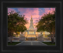 Load image into Gallery viewer, San Antonio Fiery Glow Open Edition Canvas / 11 X 14 Black Frame Art