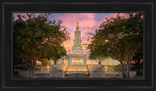 Load image into Gallery viewer, San Antonio Fiery Glow Open Edition Canvas / 15 X 30 Black Frame Art