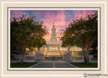Load image into Gallery viewer, San Antonio Fiery Glow Open Edition Canvas / 20 X 30 White Frame Art
