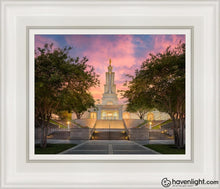 Load image into Gallery viewer, San Antonio Fiery Glow Open Edition Canvas / 8 X 10 White Frame Art