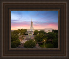 Load image into Gallery viewer, San Antonio Sky Open Edition Canvas / 8 X 10 Brown Frame Art
