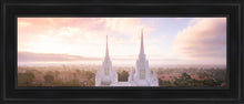 Load image into Gallery viewer, San Diego Morning Fog Aerial Open Edition Canvas / 12 X 36 Black Frame Art