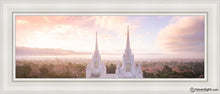 Load image into Gallery viewer, San Diego Morning Fog Aerial Open Edition Canvas / 12 X 36 White Frame Art